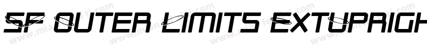 SF Outer Limits ExtUpright字体转换